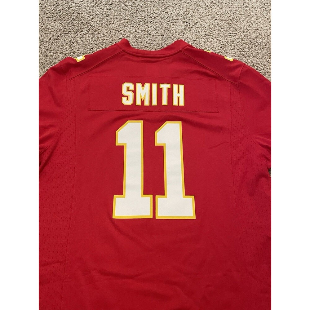 Nike On Field Elite Alex Smith Kansas City Chiefs NFL Jersey Size Men's Large - Picture 4 of 5